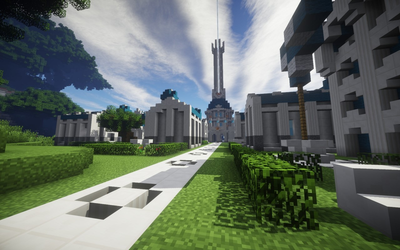 Illustration for article titled Spectacular Builds From Minecraft's "Floating Island" Contest